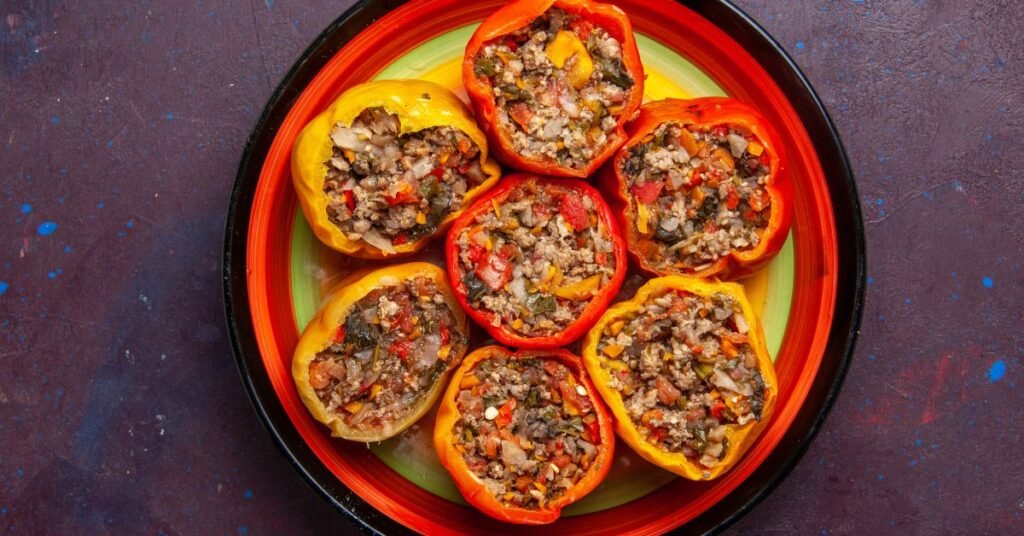 healthy stuffed peppers recipe