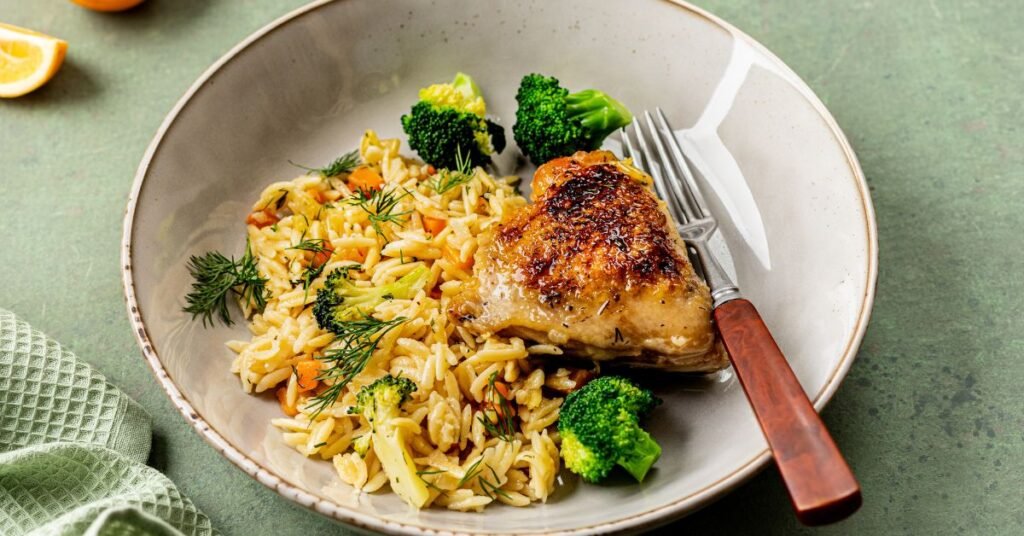 diet of chicken and broccoli