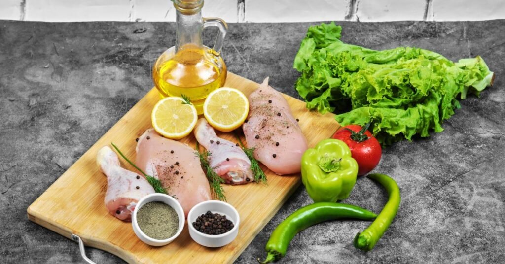 how much protein in chicken